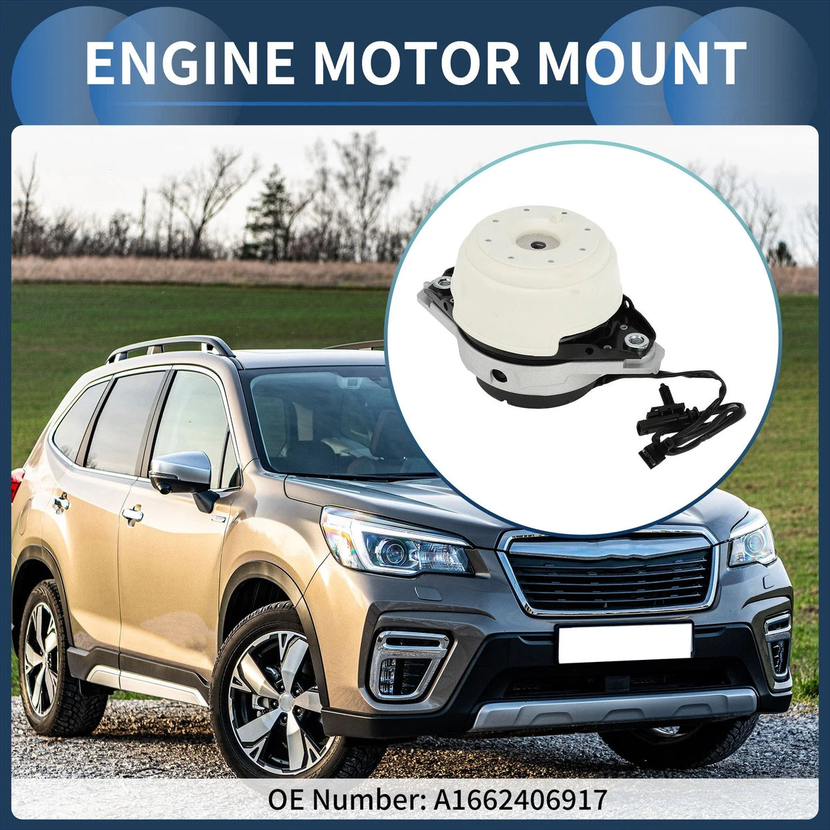 Engine Motor Mount for Mercedes-Benz GLE W166 (2016–2020)