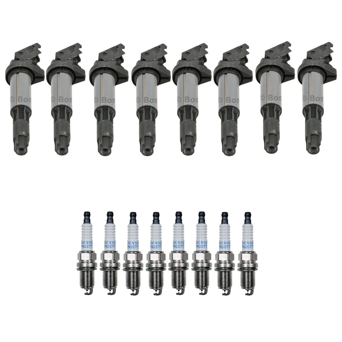 Set of 8 Ignition Coils & Spark Plugs for BMW E60 E63 E65 E53 V8