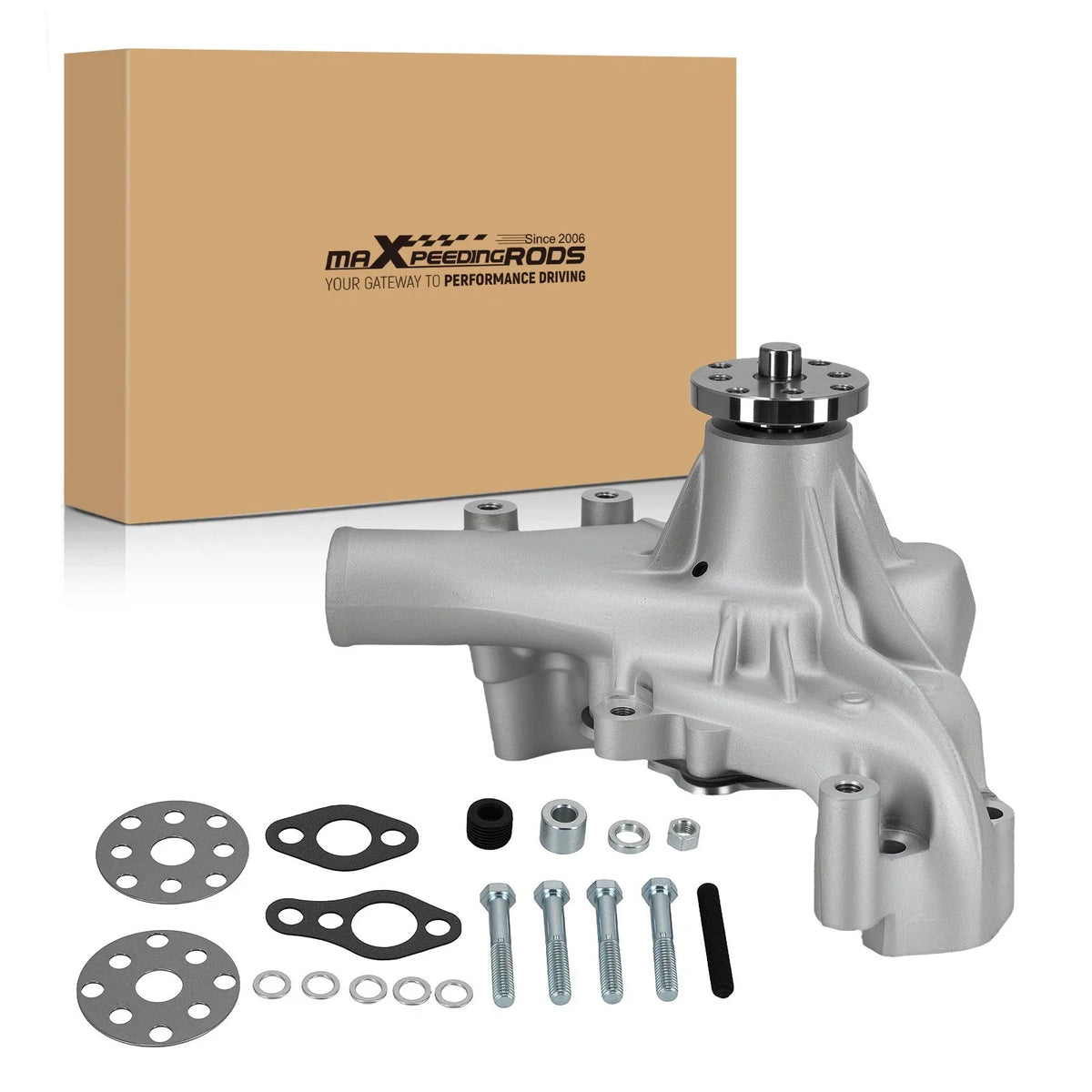 Long Water Pump Assembly for Small Block Chevy SBC 283 305 (1969–1987)