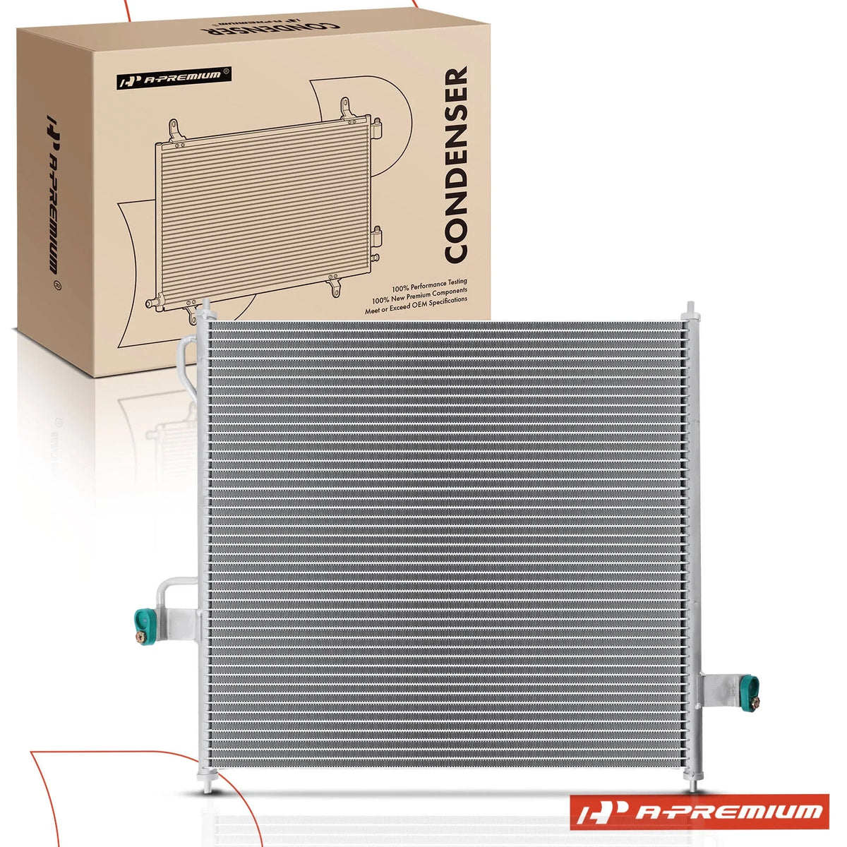 A/C Condenser with Bracket for Ford Explorer Mercury Mountaineer (2002–2010)
