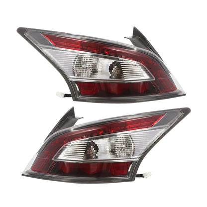 Tail Lights Set - Halogen Type for 2012-2014 Nissan Maxima - 2 Pieces