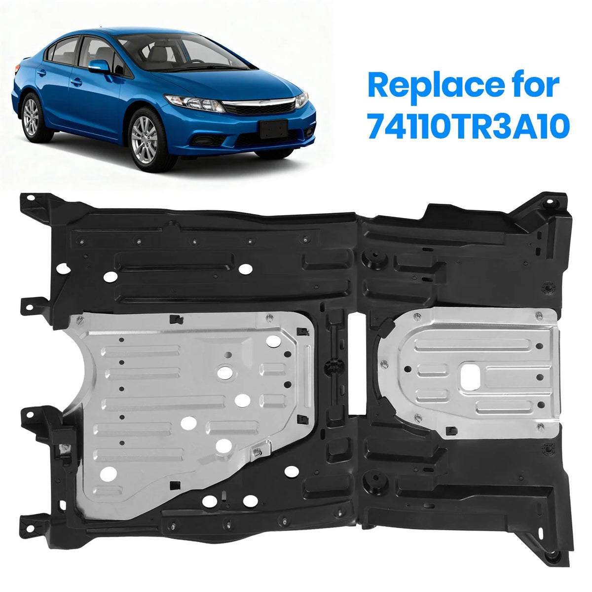 Engine Under Cover Splash Shield for 2012 Honda Civic / 2013 Acura ILX