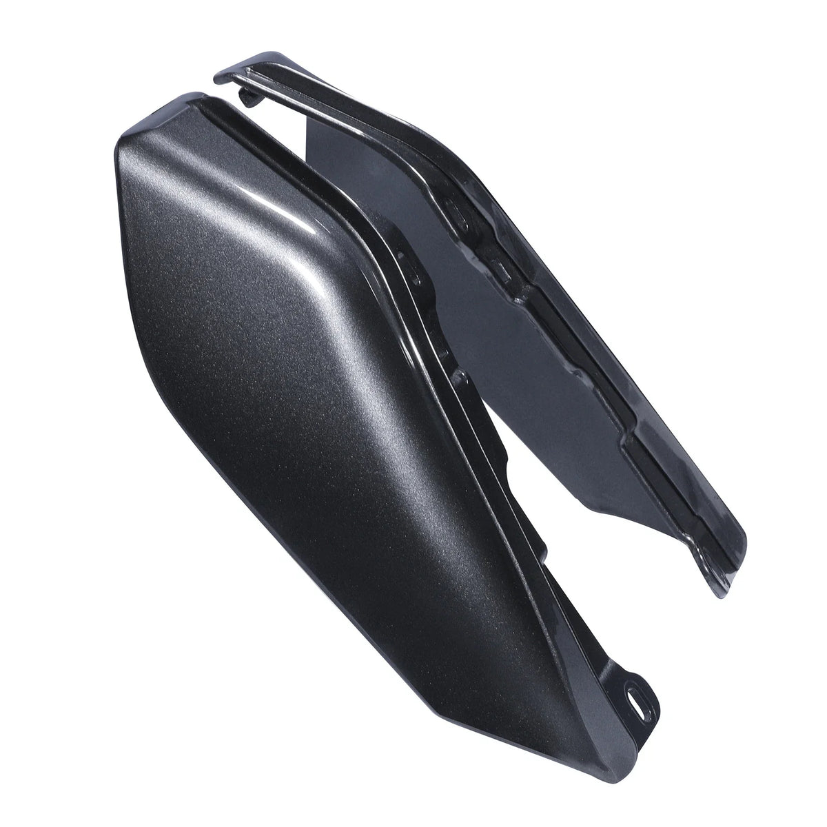 Mid Frame Air Deflectors - Black Geometric for Harley Touring 2009–Present
