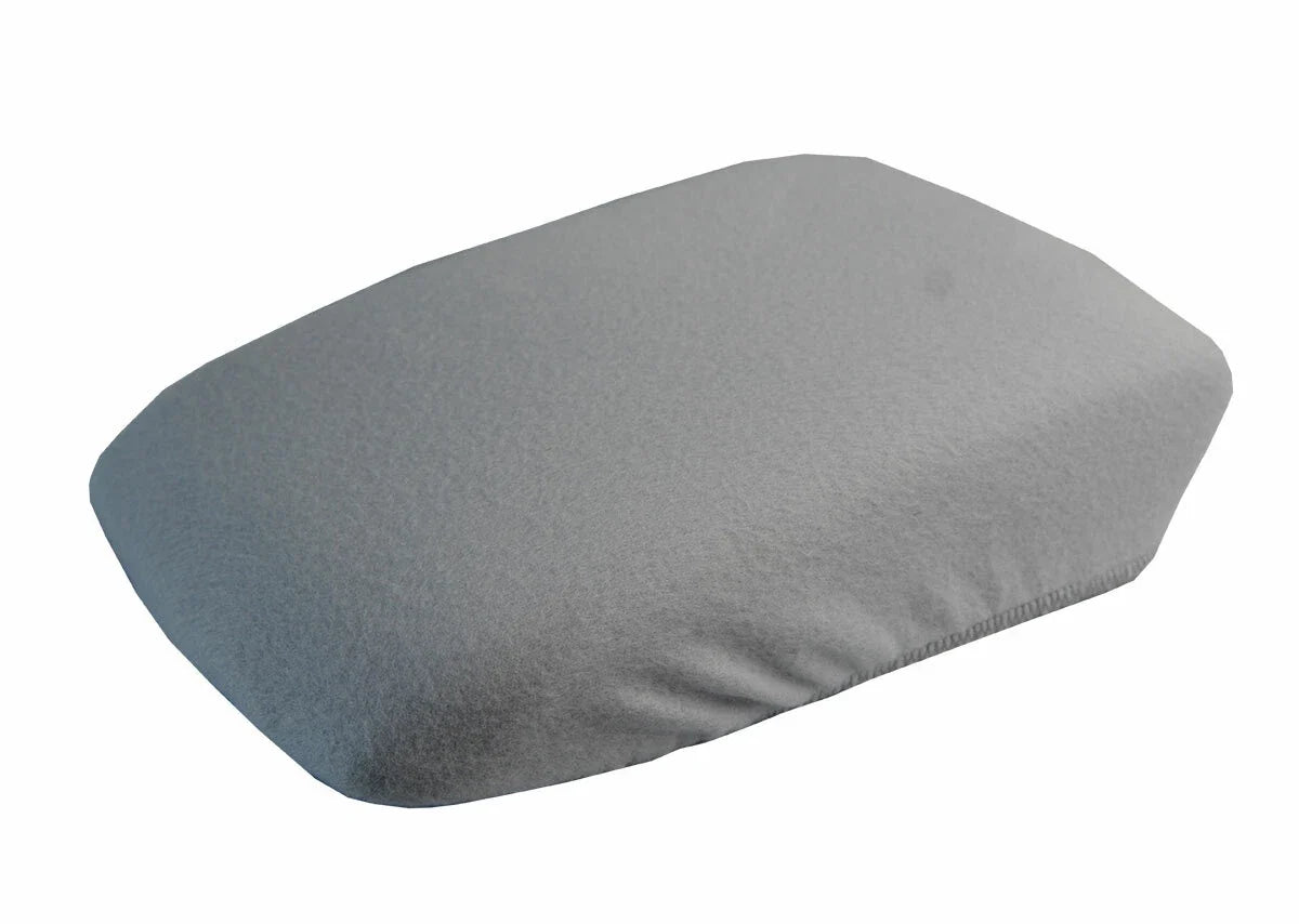 Fleece Console Lid Armrest Cover for Acura TL (2004–2008) Gray