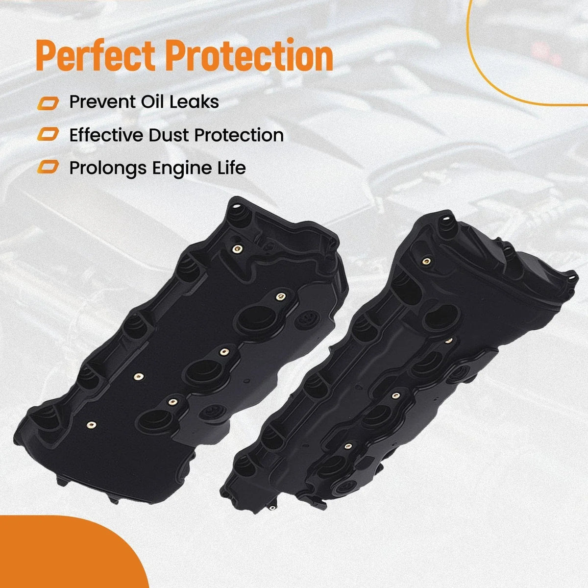 Valve Cover Set LH RH for 3.6L V6 Cadillac CTS SRX (2004-2009)