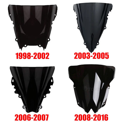 Windshield Dual Bubble for Yamaha YZF R6 (1998-2016)