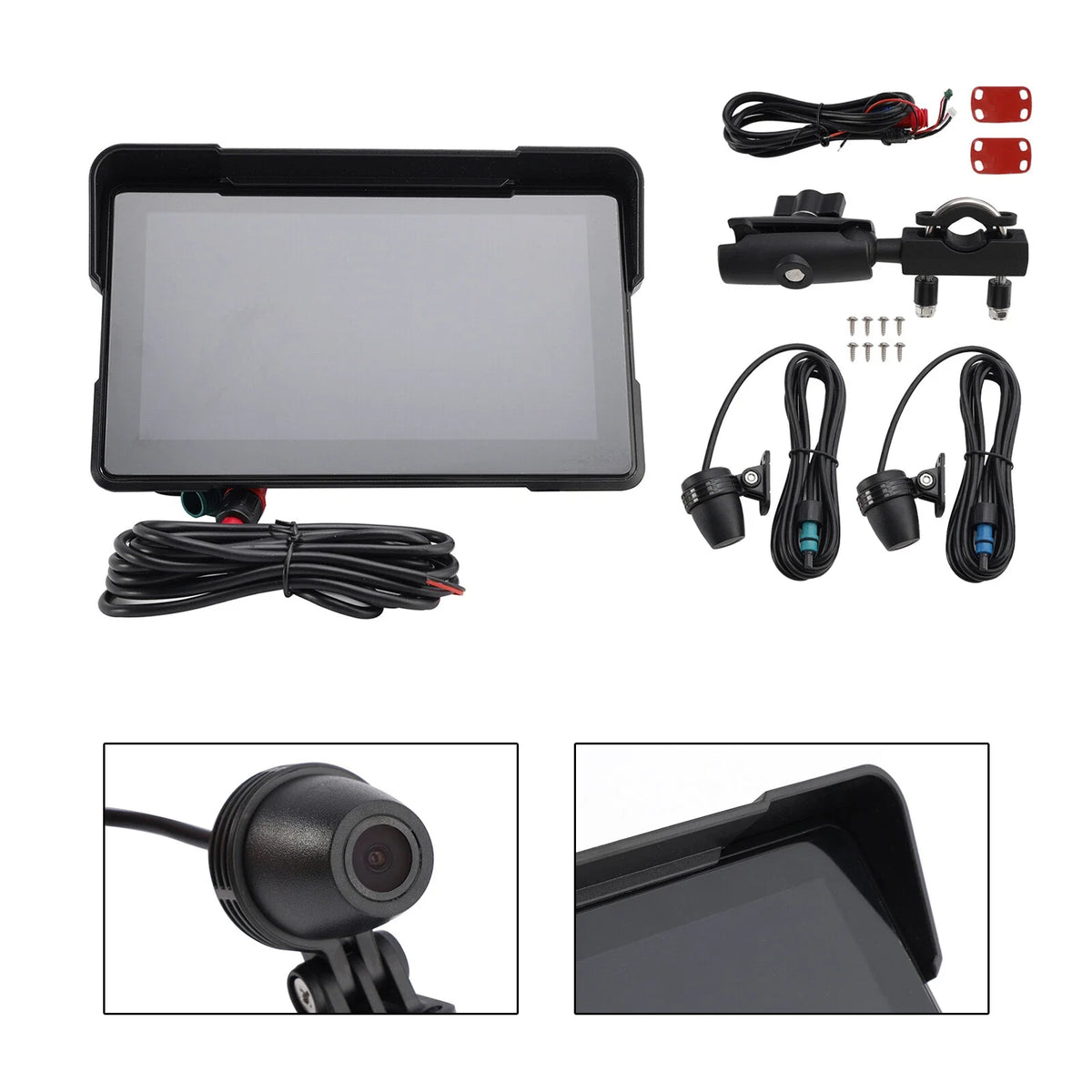 Carplay 1080P Wireless GPS Recorder for Scooters and Motorcycles
