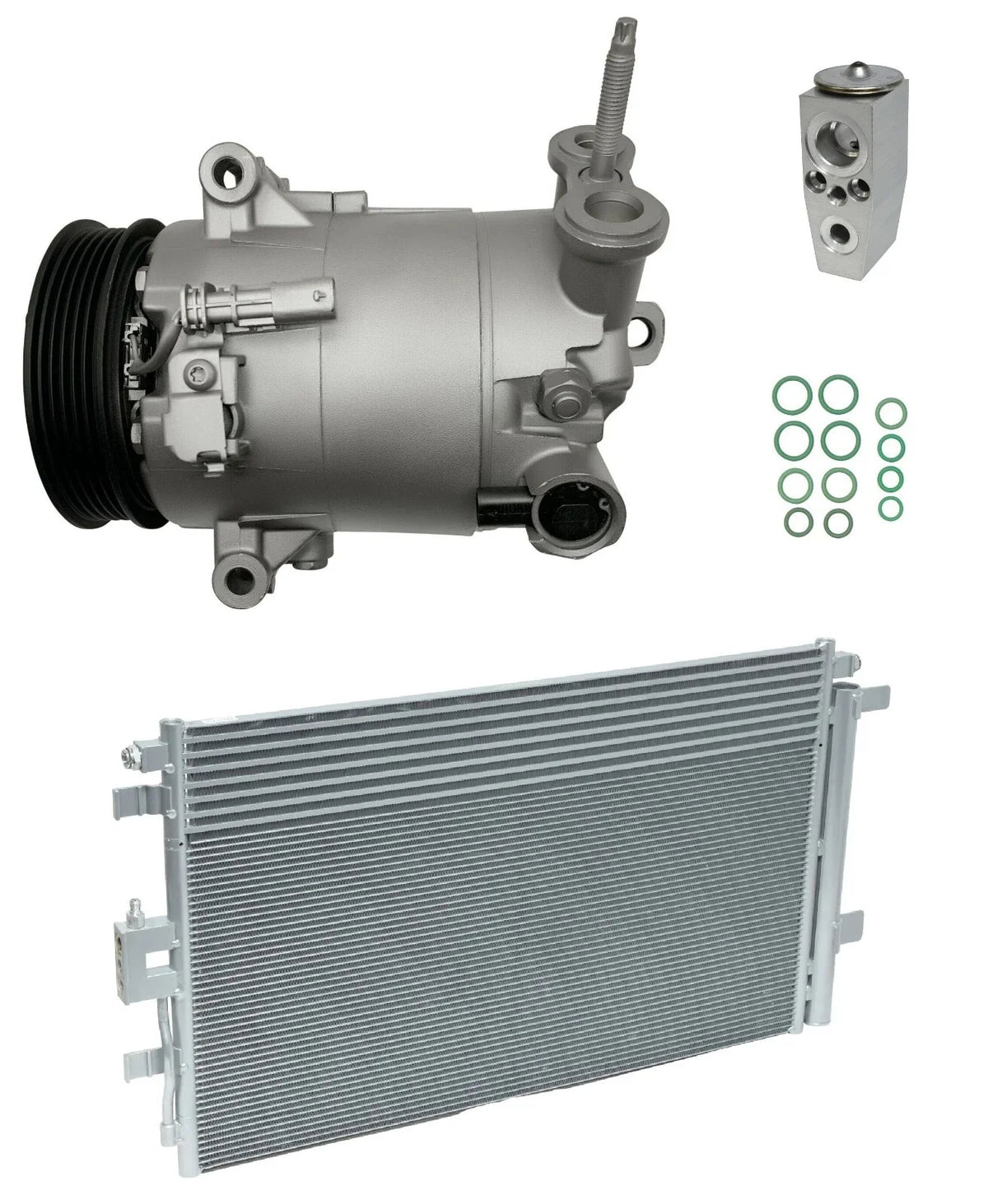 AC Compressor Kit With Condenser for GMC Terrain 1.5L (2018–2018)
