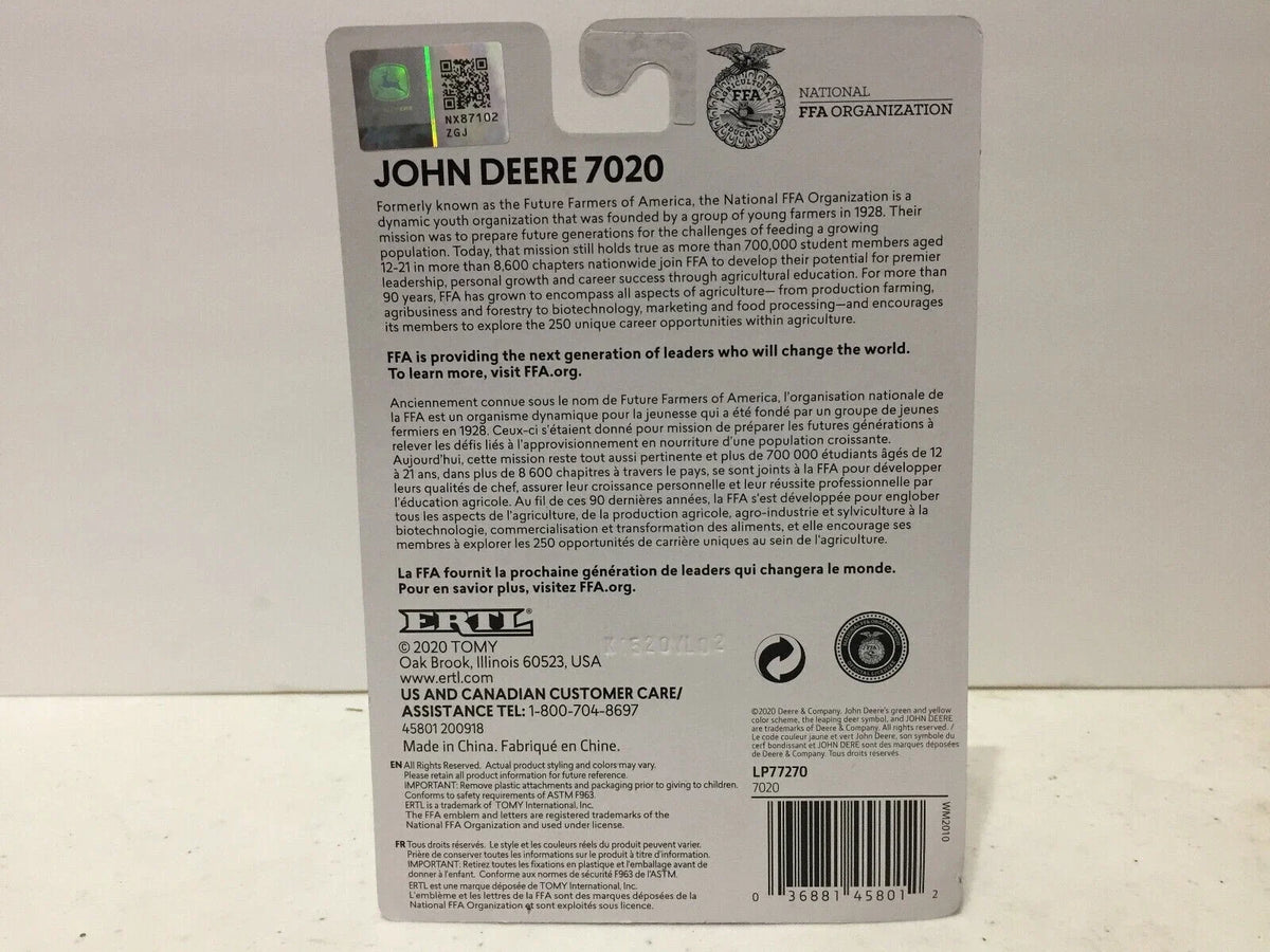 1/64 Scale John Deere 7020 Tractor (NIP) - Part Number 45801