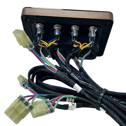 Quad Engine Trim Switch Panel for Yamaha Marine (Cracked)