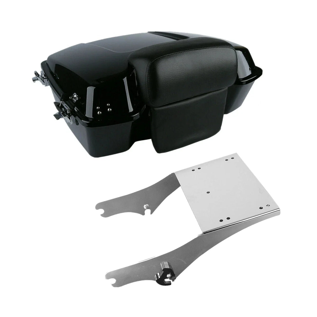 Chopped Trunk Bracket Mount Rack for Touring Harley (1997-2008)