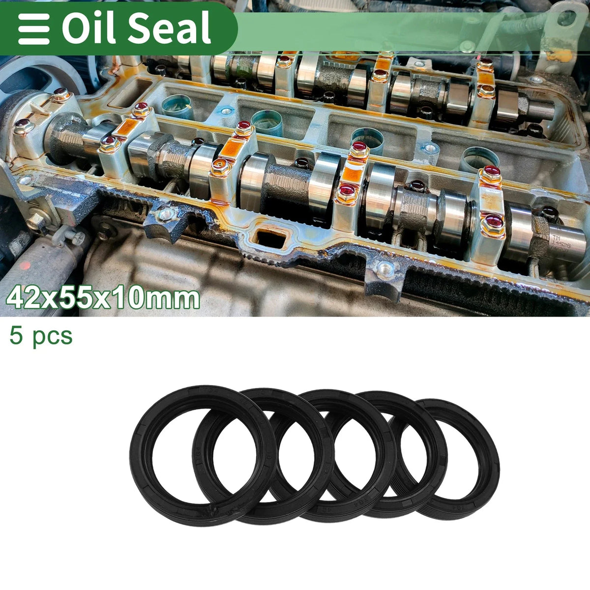 Oil Seal for Rotary Shaft (42x55x10mm)