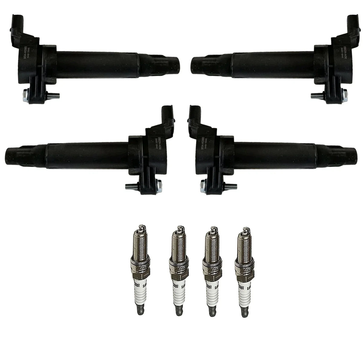 4X Ignition Coil & Spark Plug Kit for Chevrolet Spark (2013–2015) UF725