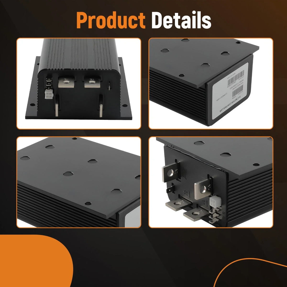 DC Motor Controller 500A for Electric Industrial Vehicles