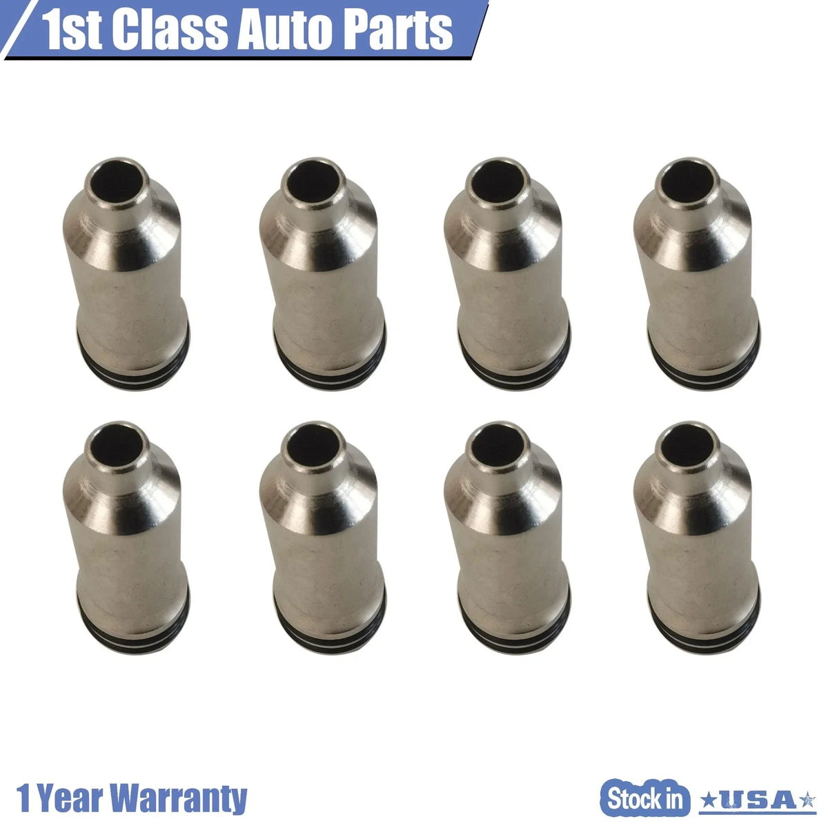 8X Injector Cup & O-rings for Chevrolet Silverado 2500 HD (2001–2004) 94051259