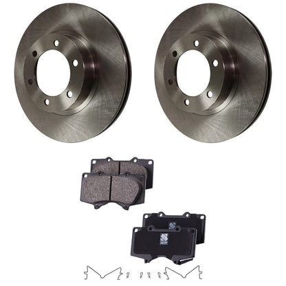 Brake Disc Rotors and Pads Kit for Lexus GX470 4Runner (2003–2009)