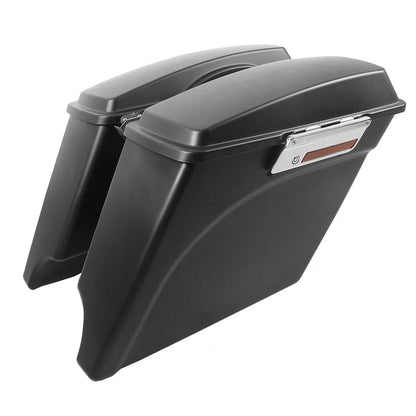 Hard Saddle Bags 5" Stretched for Harley Touring 1993–2013