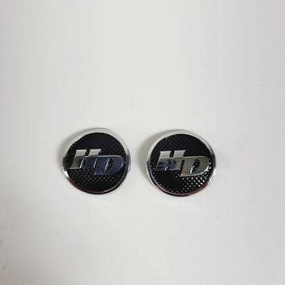 Handlebar Grip Inserts for Harley-Davidson - Defiance Chrome