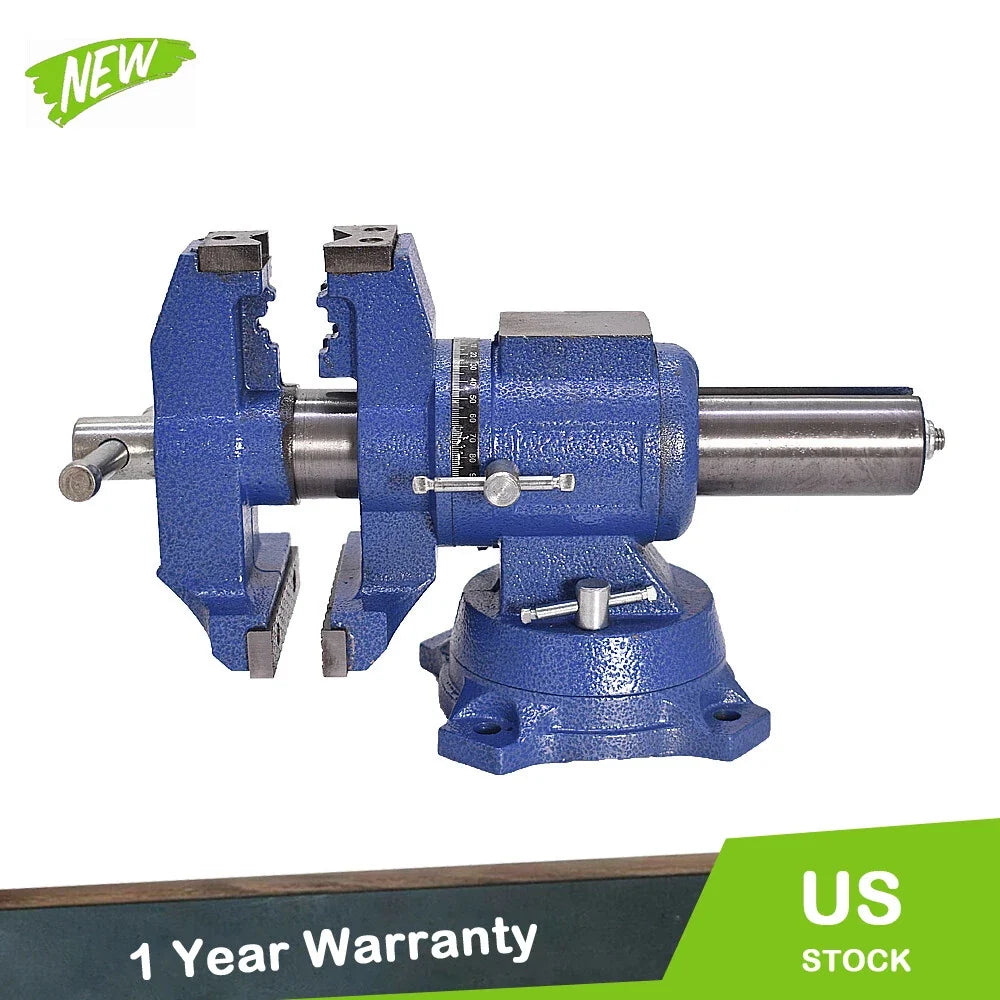 4" Heavy Duty Multi-Jaw Vise for Workbench