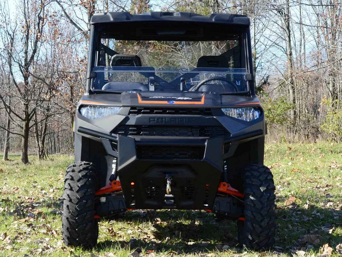 Scratch Resistant Half Windshield for Polaris Ranger 1000 Diesel/Crew (2017–2023)