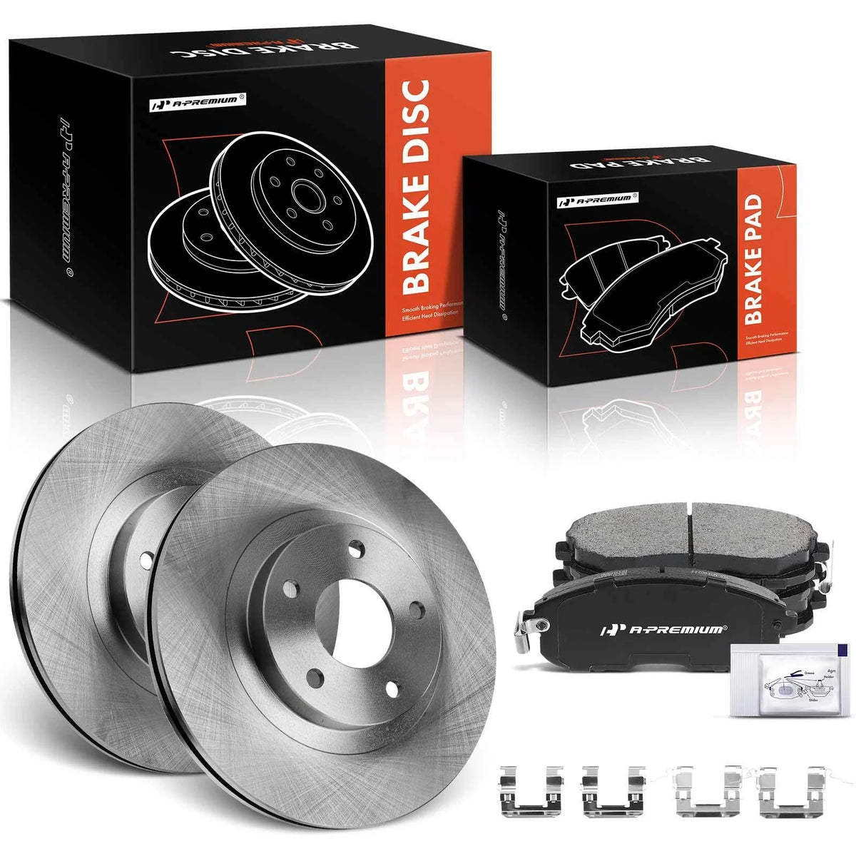 Front Disc Brake Rotors & Ceramic Pads for Nissan Altima (2002–2006)