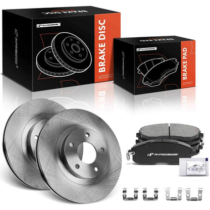 Front Disc Brake Rotors & Ceramic Pads for Nissan Altima (2002–2006)