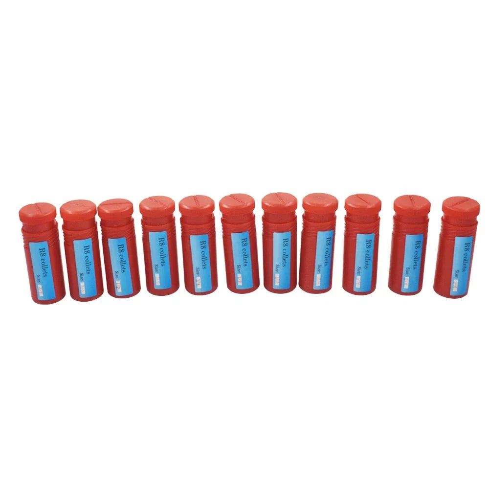 Universal 11Pcs R8 Spring Collet Set for CNC Equipment