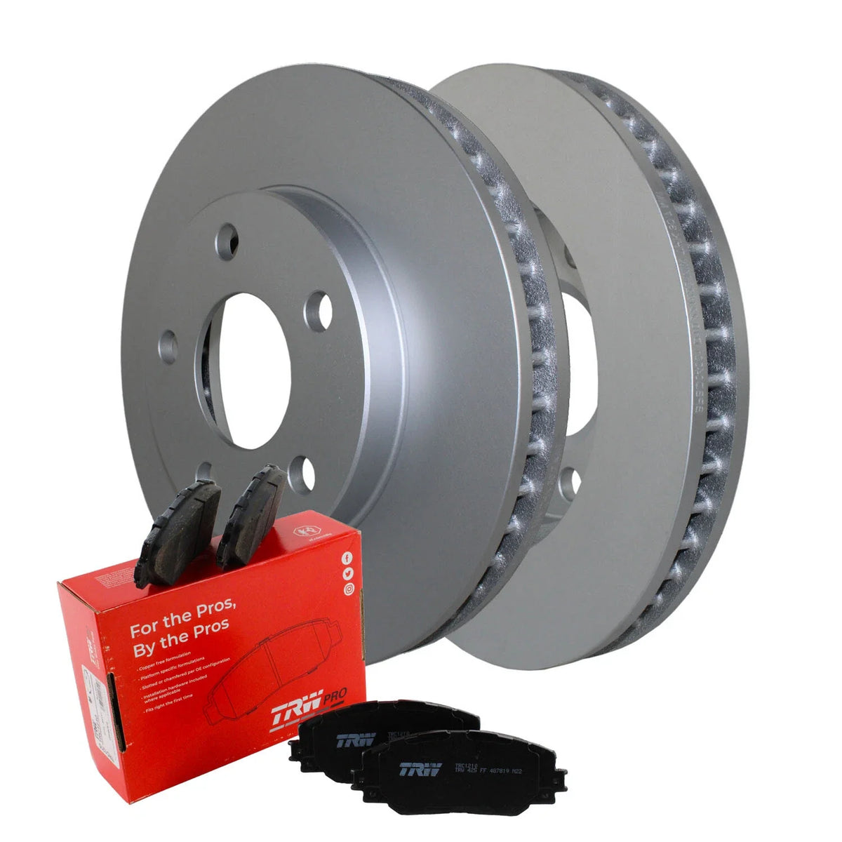 Front Brake Rotor and Pad Set 278mm for Buick, Chevy, Oldsmobile, Pontiac