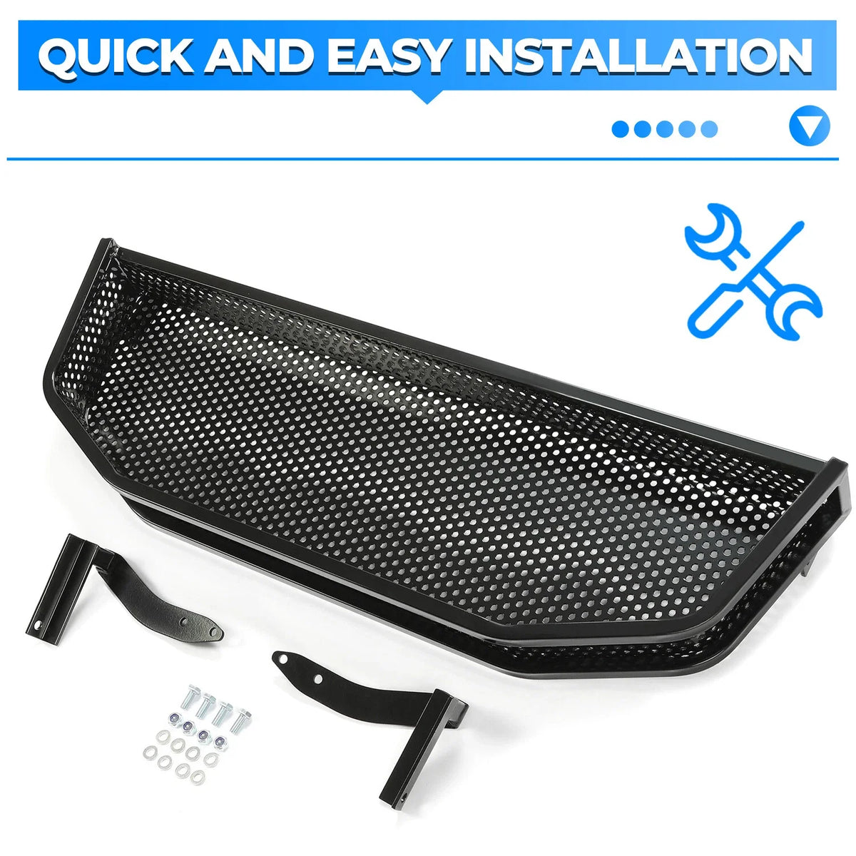 Front Clay Basket Storage for Golf Cart EZGO RXV (2008–Present)
