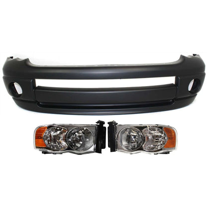 Bumper Cover Kit 3pc for Dodge Ram 1500 (2002–2005)