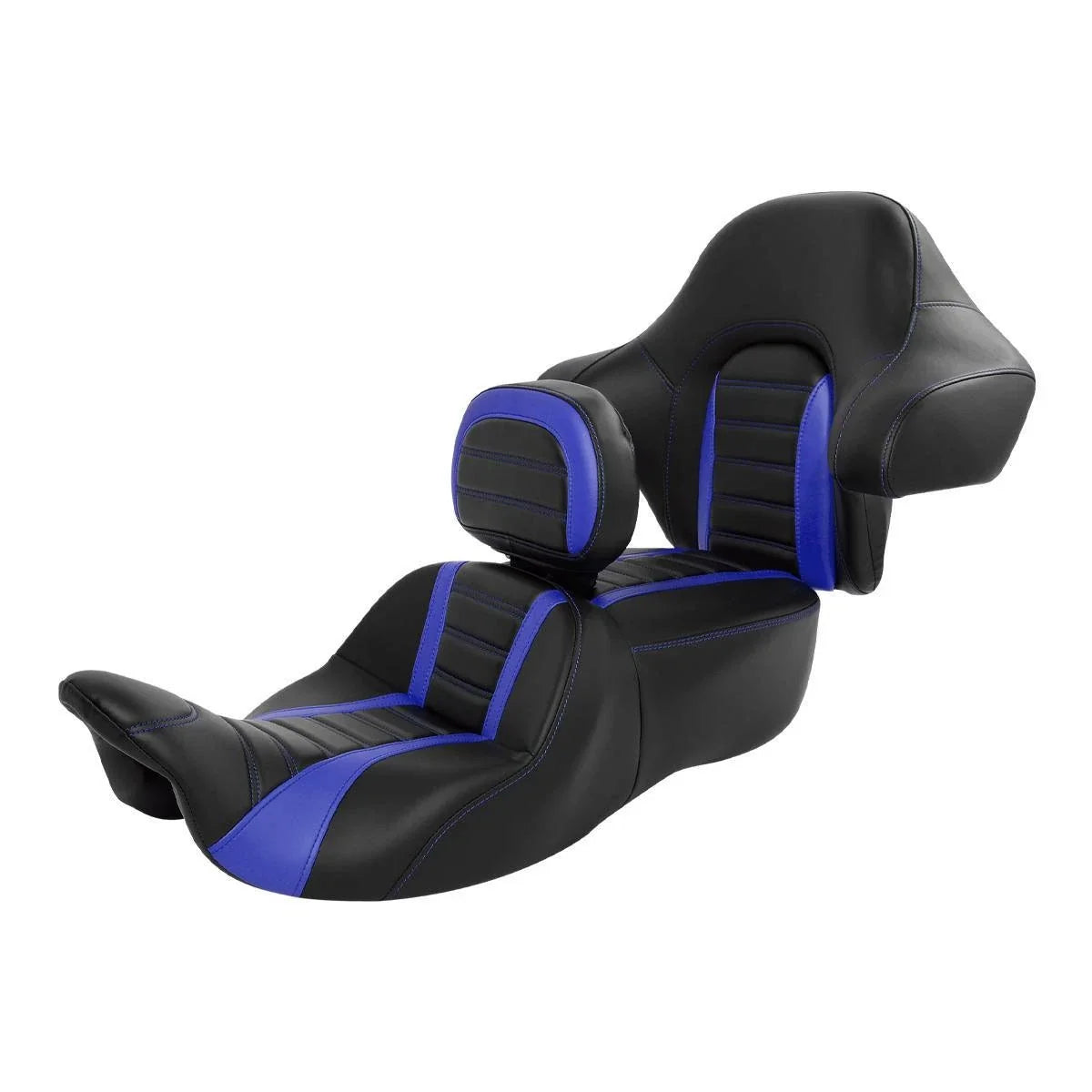 Backrest for Harley Touring 2014-2023 - Black Blue