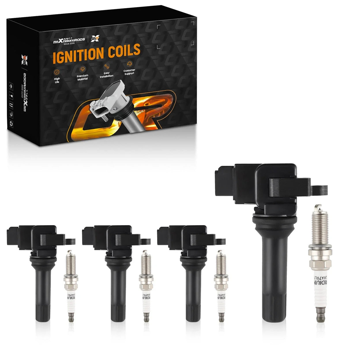 Ignition Coil Spark Plug Kit for Subaru Impreza (2012)