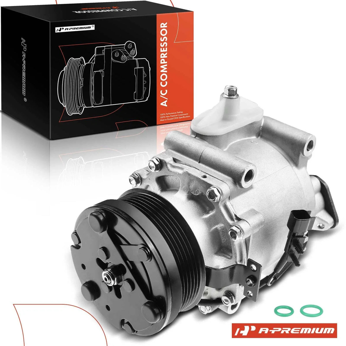 A/C Compressor with Clutch for Ford Five Hundred Freestyle (2005–2007)