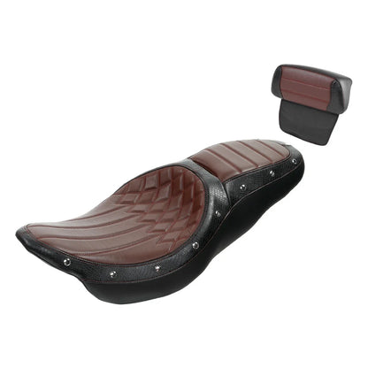 Chopped Backrest Pad for Harley Touring Motorcycles (2014-2023)