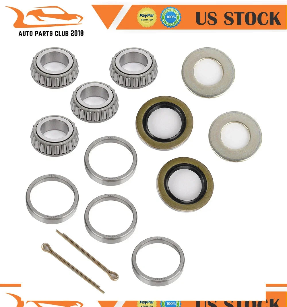 Trailer Hub Wheel Bearing Kit for 2000 Lbs Trailer (Year Unspecified)