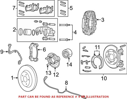 Rear Disc Brake Caliper Pin for Dodge Durango (OEM)