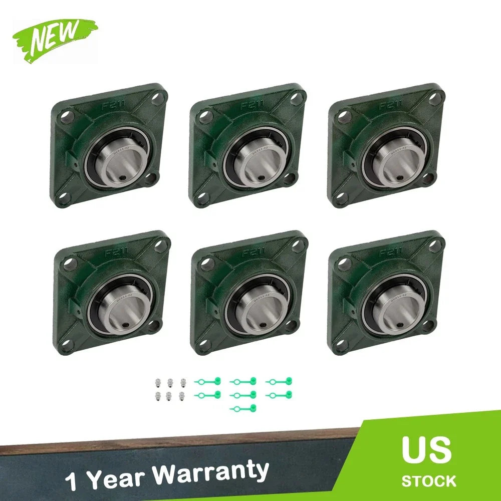 6x UCF211-32 Pillow Block Bearings for Various Uses (2" Bore)