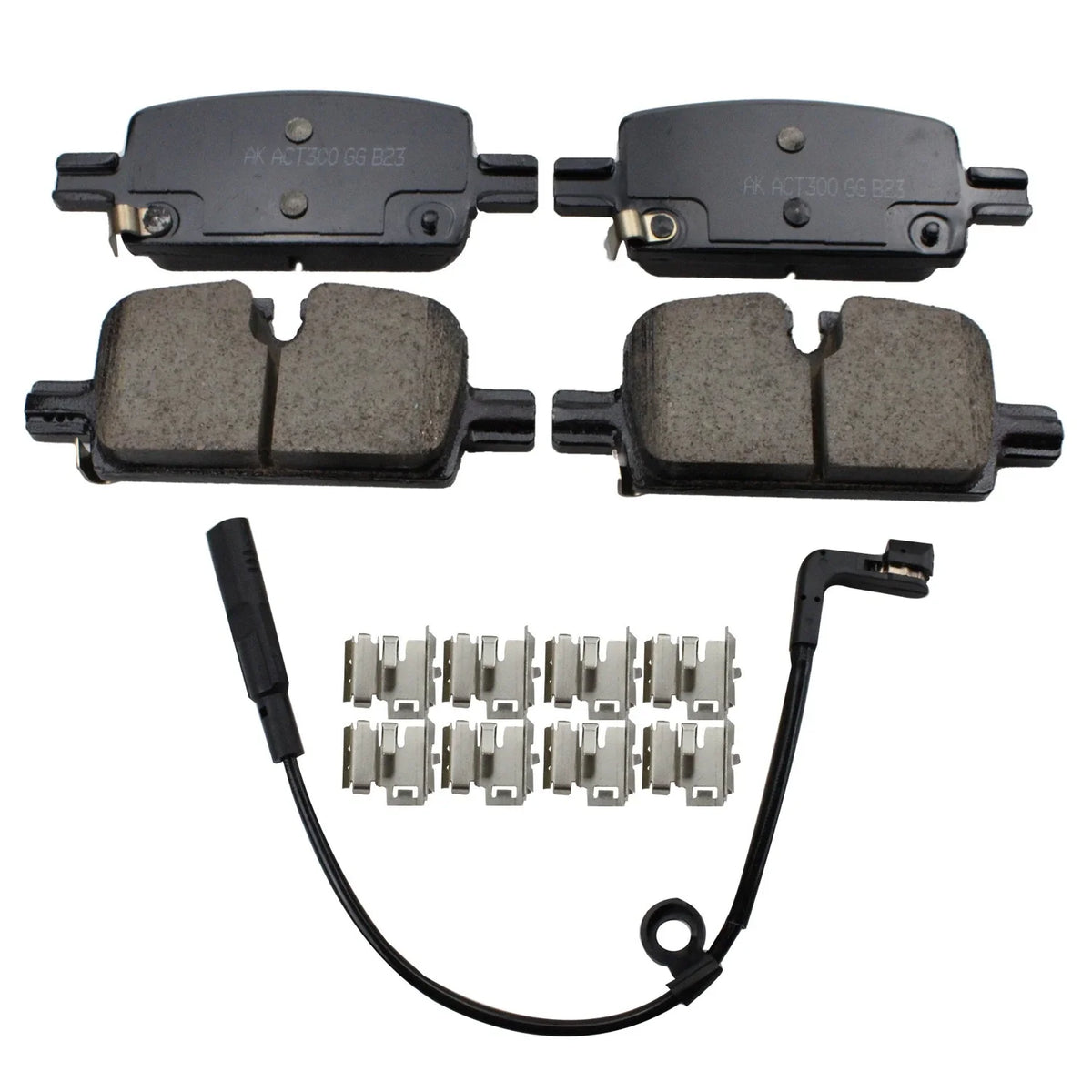 Akebono ProACT Brake Pads with DuraGo Rear Rotors for 2007-2020 Escalade ESV
