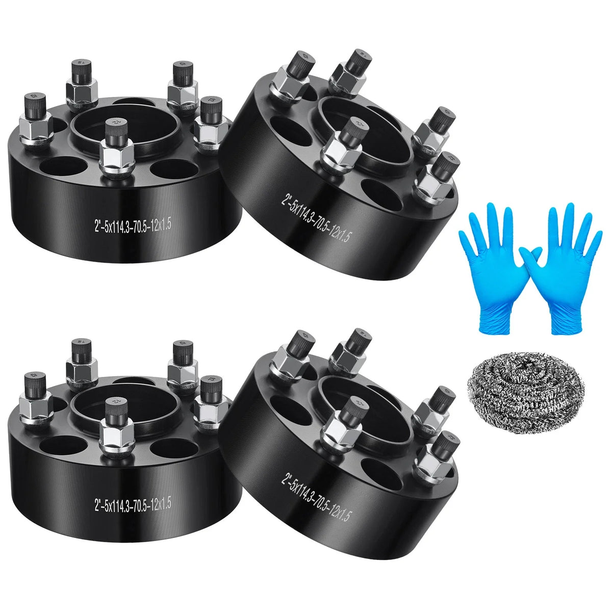 Set of 4 Hubcentric Wheel Spacers 2" for Ford Lincoln Aviator