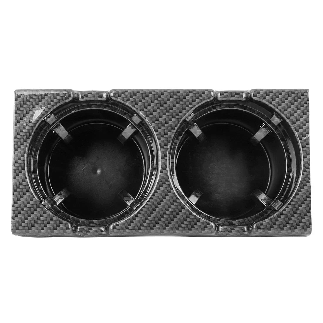 Carbon Fiber Pattern Center Console Cup Holder for BMW E46