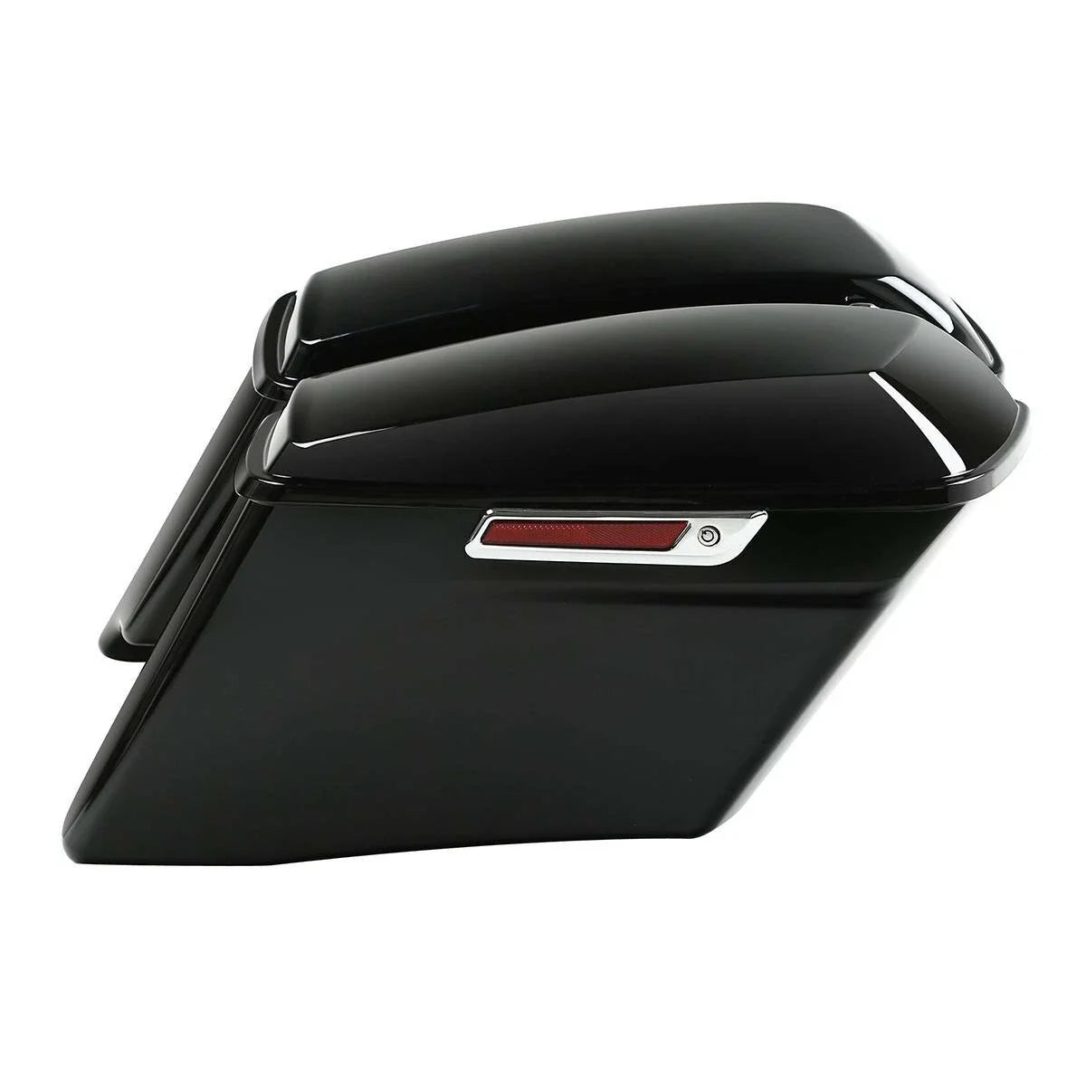 4" Stretched Hard Saddlebags & Brackets for Harley Softail Fatboy (1984–2017)