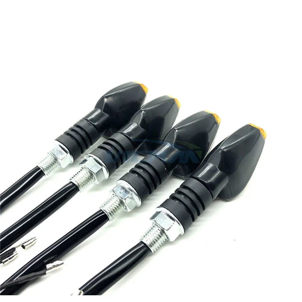 4Pcs LED Turn Signal Lamp for Honda Yamaha Suzuki (12V)