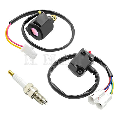Starter Relay Spark Kit with Start Stop Switch for Yamaha Warrior 350 00-04