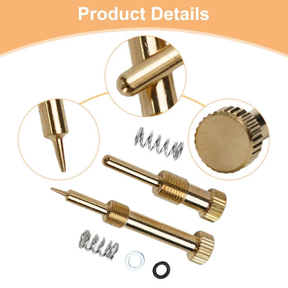 Idle Adjusting Screw + Air Mixing Screw for Mikuni VM22 Carb YBR 125 (2005–2023)