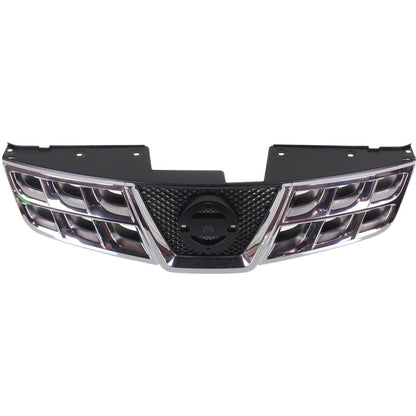 Grille for Nissan Rogue (2011–2015) Chrome Shell Black Insert