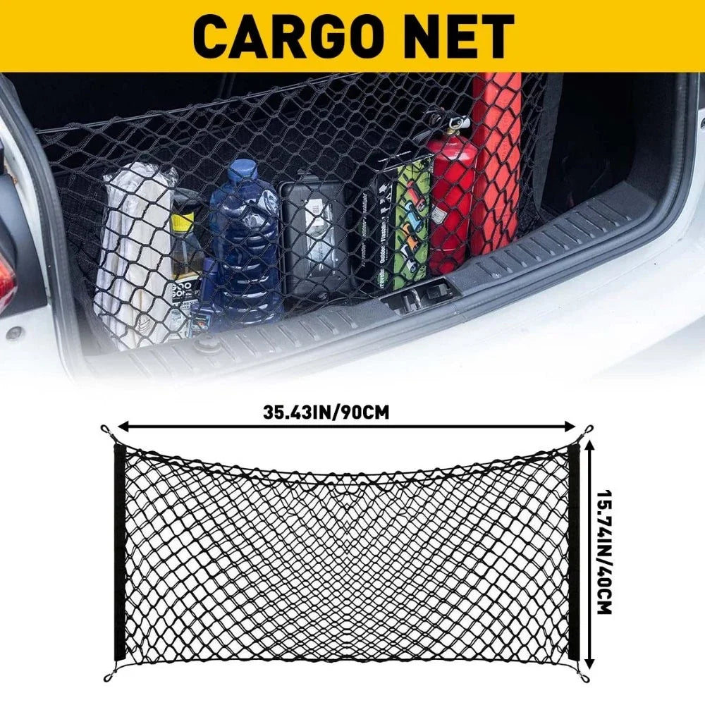 Set of 2 Cargo Envelope Nets for Universal Car Interior Accessories