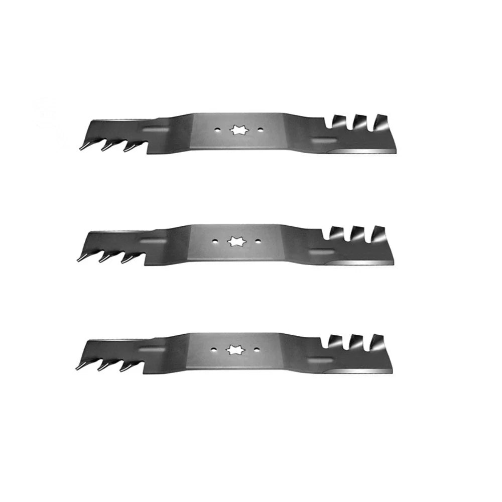 3 Mulching Blades for Cub Cadet RZT54 (Fits 54" 742-0677 942-0677 742-0677A)