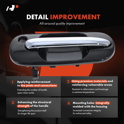 Front Exterior Door Handle 2-Pack for Honda CR-V (1997–2001)