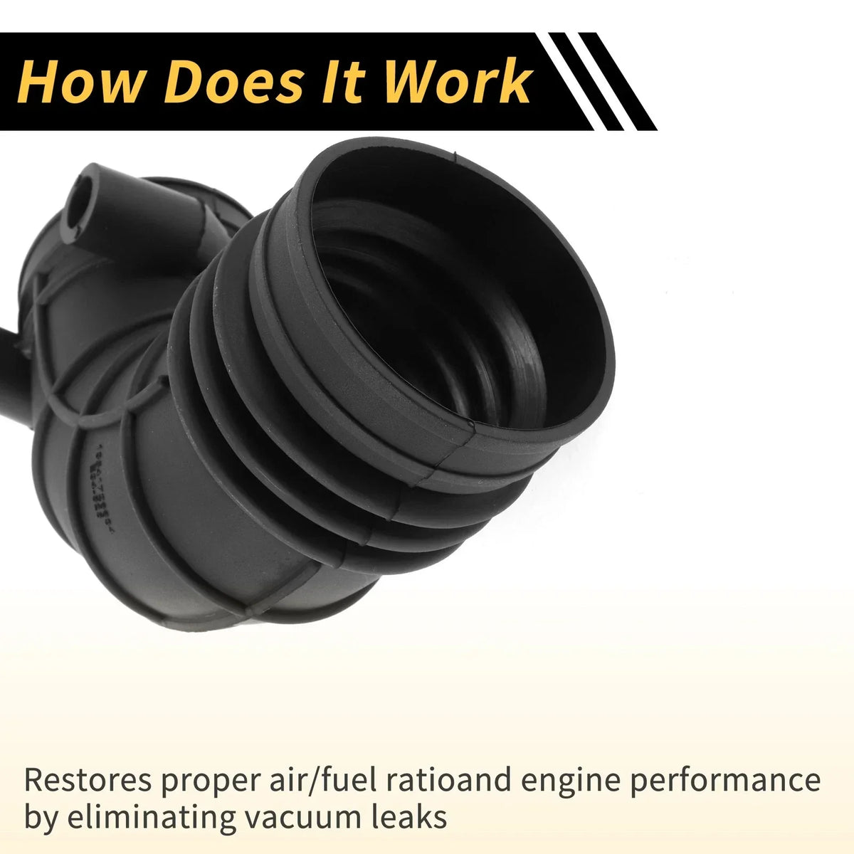 Air Intake Hose 1 Pc - Rubber for BMW 5 E34 (1991-1996)