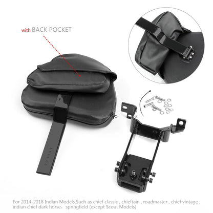 Driver Backrest + Mounting Kit for Roadmaster Chieftain Indian 2014-2023